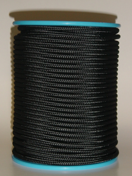 Polyester-Seil Normalgeflecht 10 mm schwarz