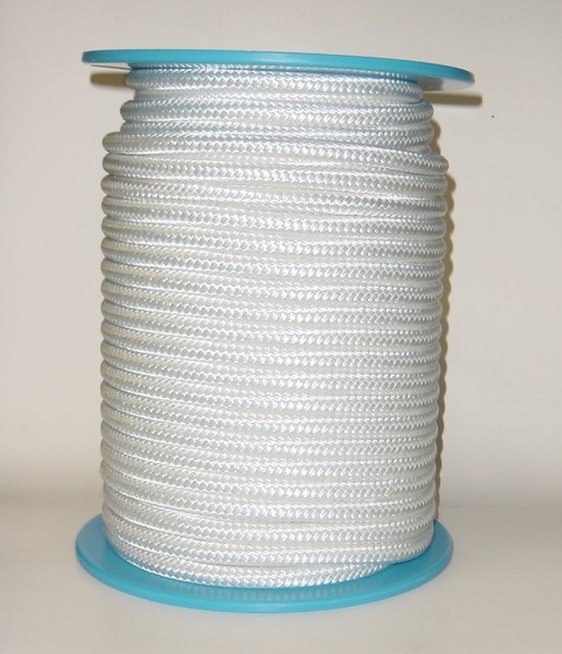 Polyester-Seil Normalgeflecht 10 mm weiss