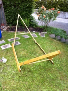 "Terra" Holzgestell für Einzel-Hängematten